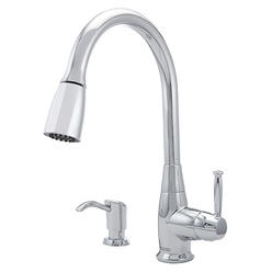 Franke USA Franke 115.0287.057 High Arc Pull Out Kitchen Faucet Chrome ...