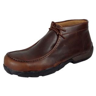 Twisted X Work Shoes Mens Composite Toe Driving Mocs Brown MDMCT01 Twisted X Work Shoes Mens Composite Toe Driving Mocs Brown MDMCT01