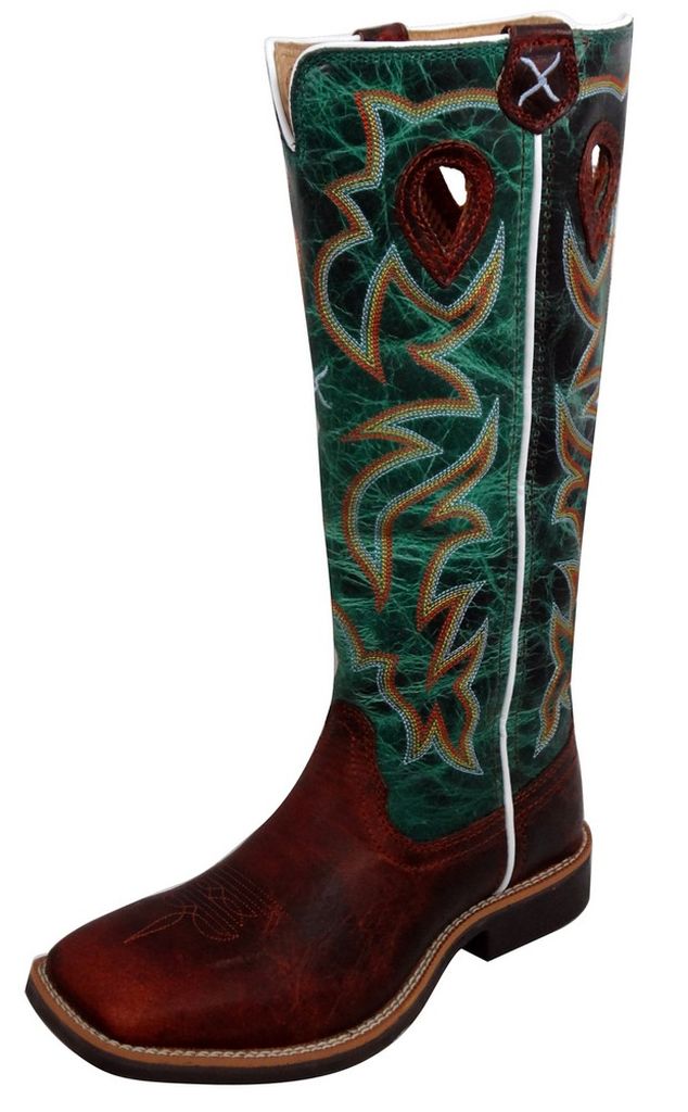 Twisted X Western Boots Girls Kids Buckaroo Cognac Turquoise YBK0005 Twisted X Western Boots Girls Kids Buckaroo Cognac Turquoise YBK0005