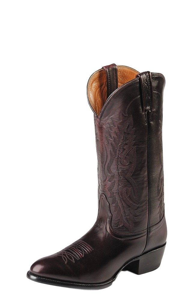 UPC 724178535804 product image for Mens Nocona Imperial Calfskin Cowboy Boot Made In USA Black Cherry Medium NB2006 | upcitemdb.com