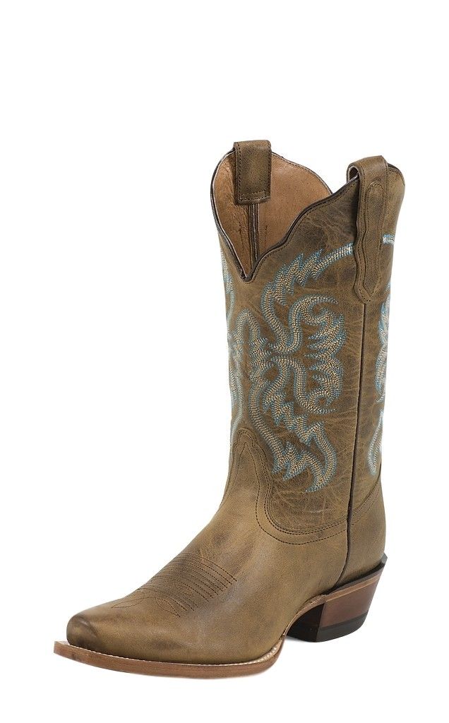 UPC 724178538546 product image for Western Boots Womens Cowboy Leather Old West Tan NL5009 | upcitemdb.com