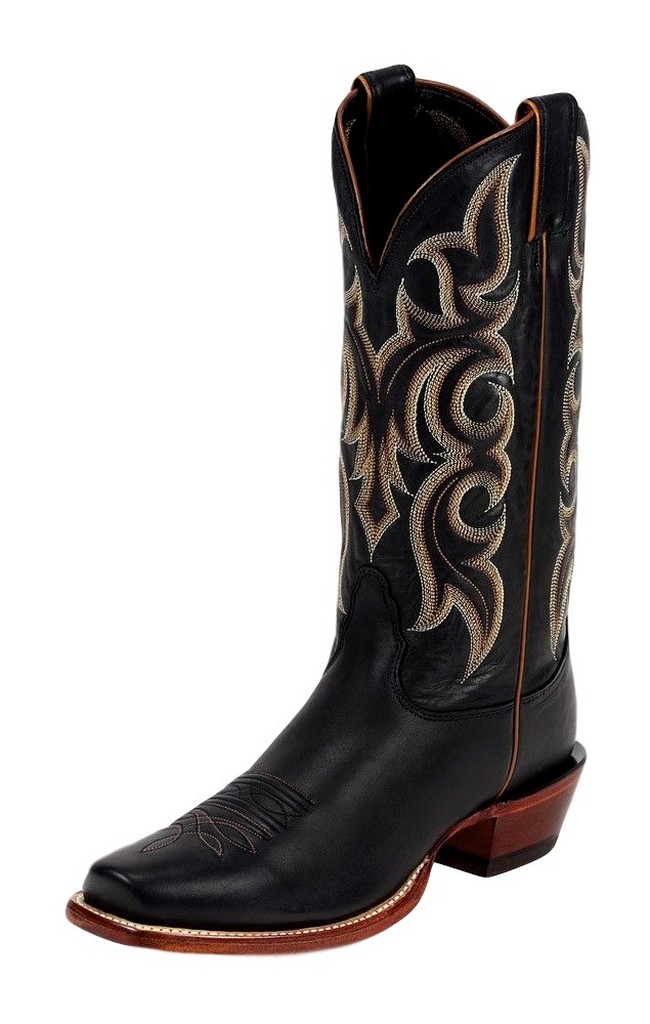 UPC 724178088423 product image for Men's Nocona Legacy Calf Leather Western Boot Made In USA Black Medium MD2703 | upcitemdb.com