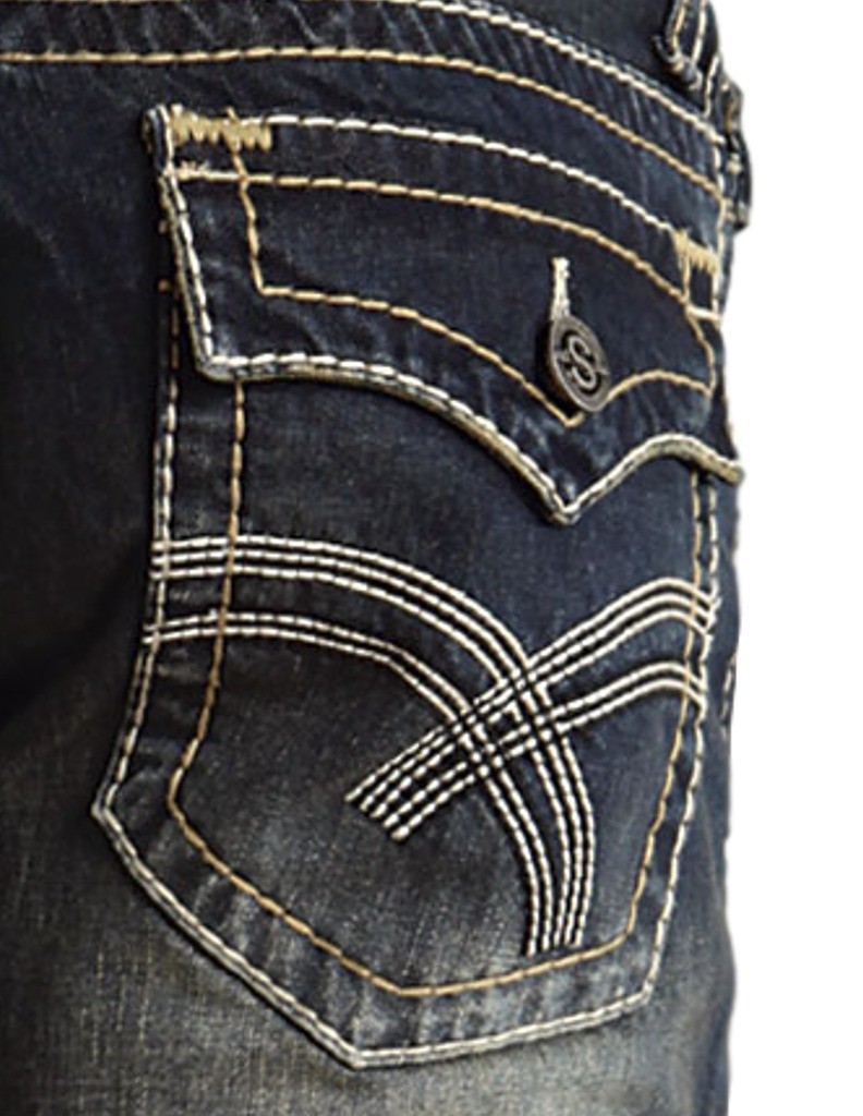 Stetson Western Denim Jeans Mens Rocks Fit Royal 11-004-1014-4011 BU