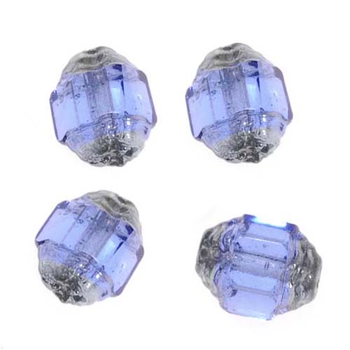 Jablonex Czech Cathedral Art Deco Bead 7mm Sapphire / Silver X25 Jablonex Czech Cathedral Art Deco Bead 7mm Sapphire / Silver X25