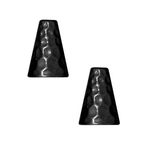 TierraCast Black Finish Pewter Hammertone Tall Cone Strand Reducer Beads 12.8mm (2) at Sears.com