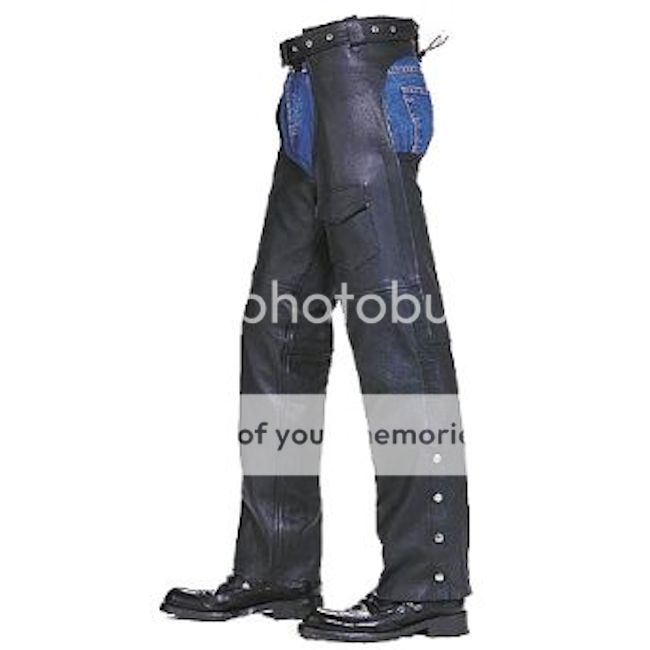 Dealer Leather Men's Leather Chaps with Split Cowhide - Size 4XL at Sears.com