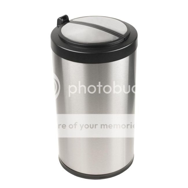Nine Stars Infrared Touchless Motion Sensor Trash Can - Stainless Steel (3.2 Gallons) at Sears.com