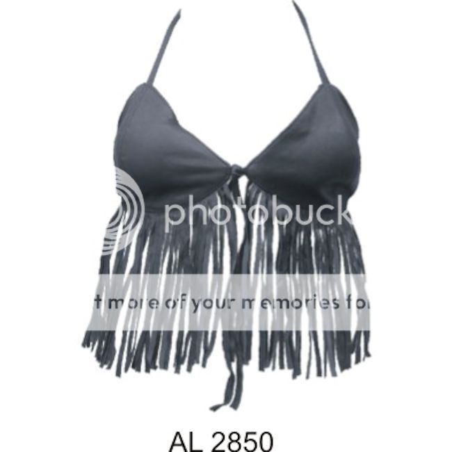 Allstate Leather, Inc. Ladies Lambskin Leather Bikini Top at Sears.com