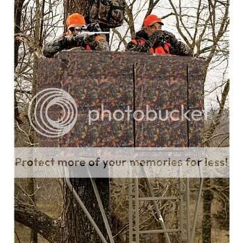 Bucklake Post - Bigfoot Camo - 2 Man Ladder Stand Blind Ground Blind Bigfoot Camo at Sears.com
