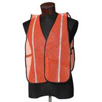 UPC 711382002468 product image for Vest Msh Org W/Slvr 1/2 1Sz  By Jackson Safety | upcitemdb.com