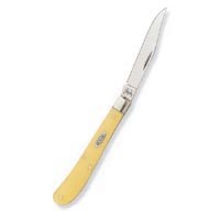 Case Pocket Knives 1Blade Yellow Knife By Case Pocket Knives