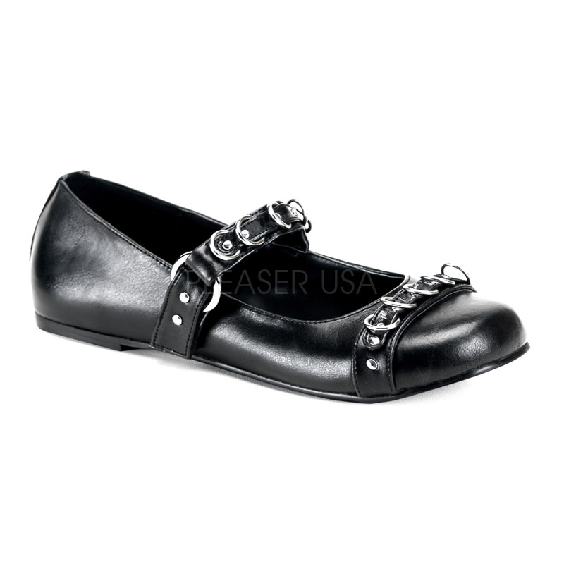 DEMONIA DAISY-05 Gothic Punk Women's Flats Black Maryjane StyleShoes at Sears.com