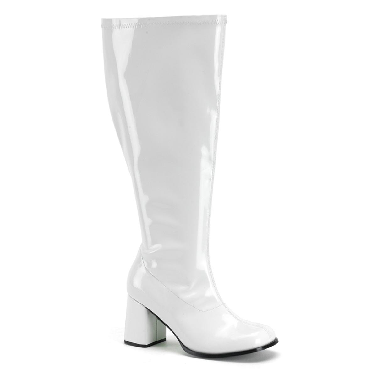 Pleaser GOGO300XW White Wide Width High Heel GOGO Dancer Knee Boots at Sears.com