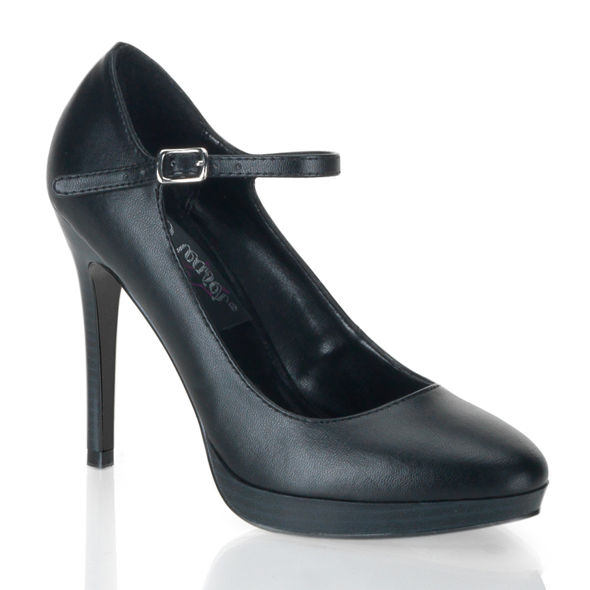 Pleaser Bliss-31 Sexy Black Mary Janes High Heels Shoes at Sears.com