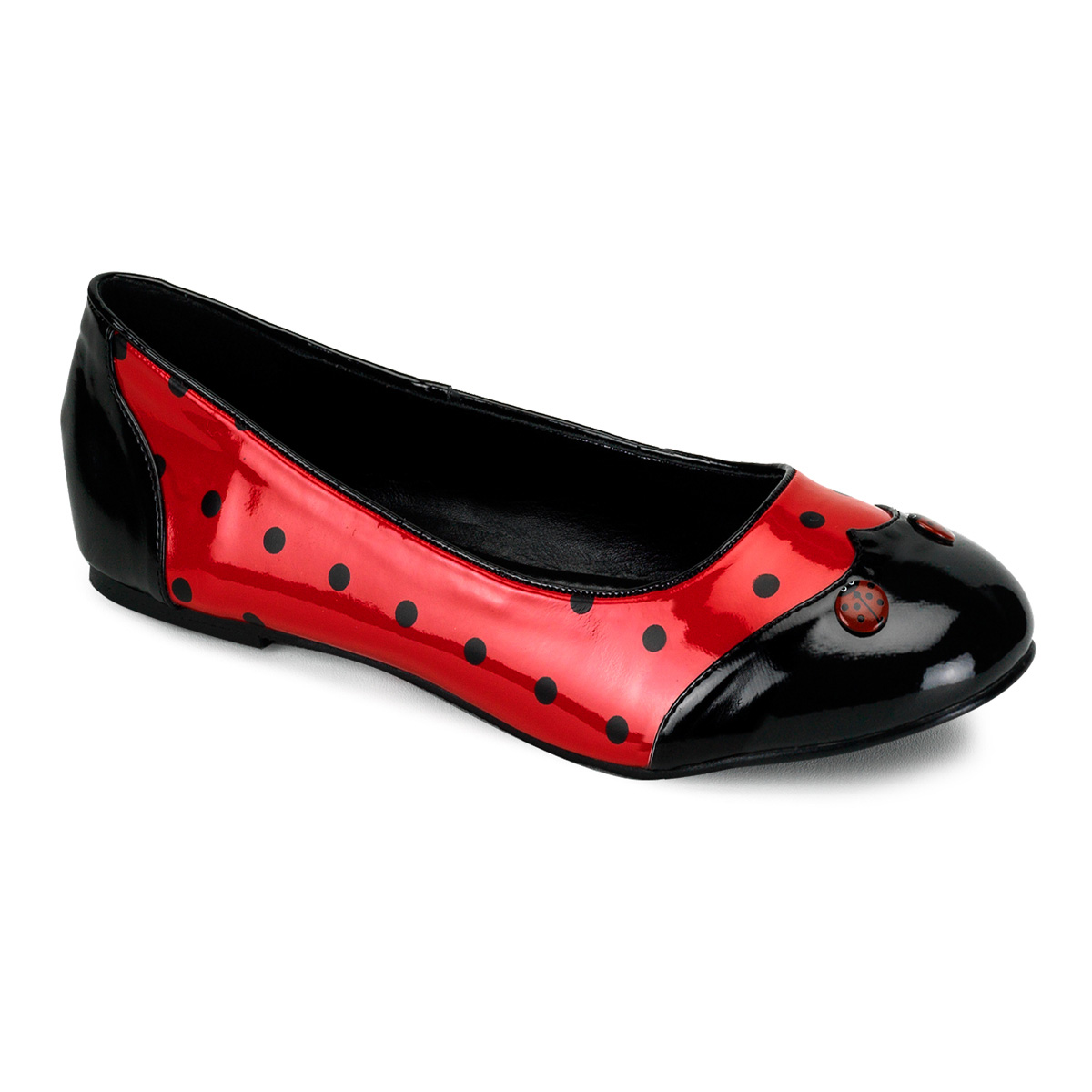 PLEASER Ladybug-18 Womens Flats Polka Dot Costume Halloween Shoes at Sears.com