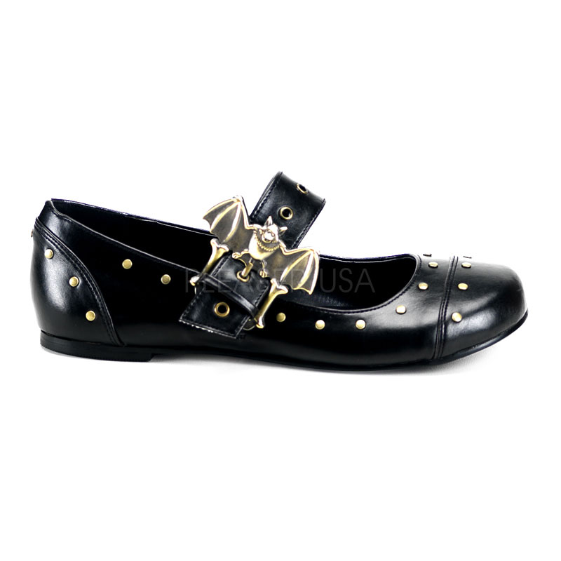 DEMONIA DAISY-02 Punk Gothic Women's Flats Maryjanes Shoes with Bat Buckles at Sears.com