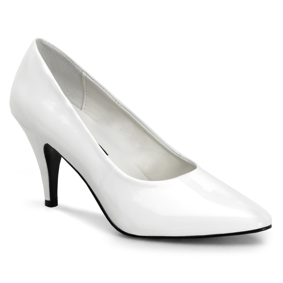 PLEASER Pump-420 Sexy Classic White 3 Inch Women's Pumps High Heels at Sears.com