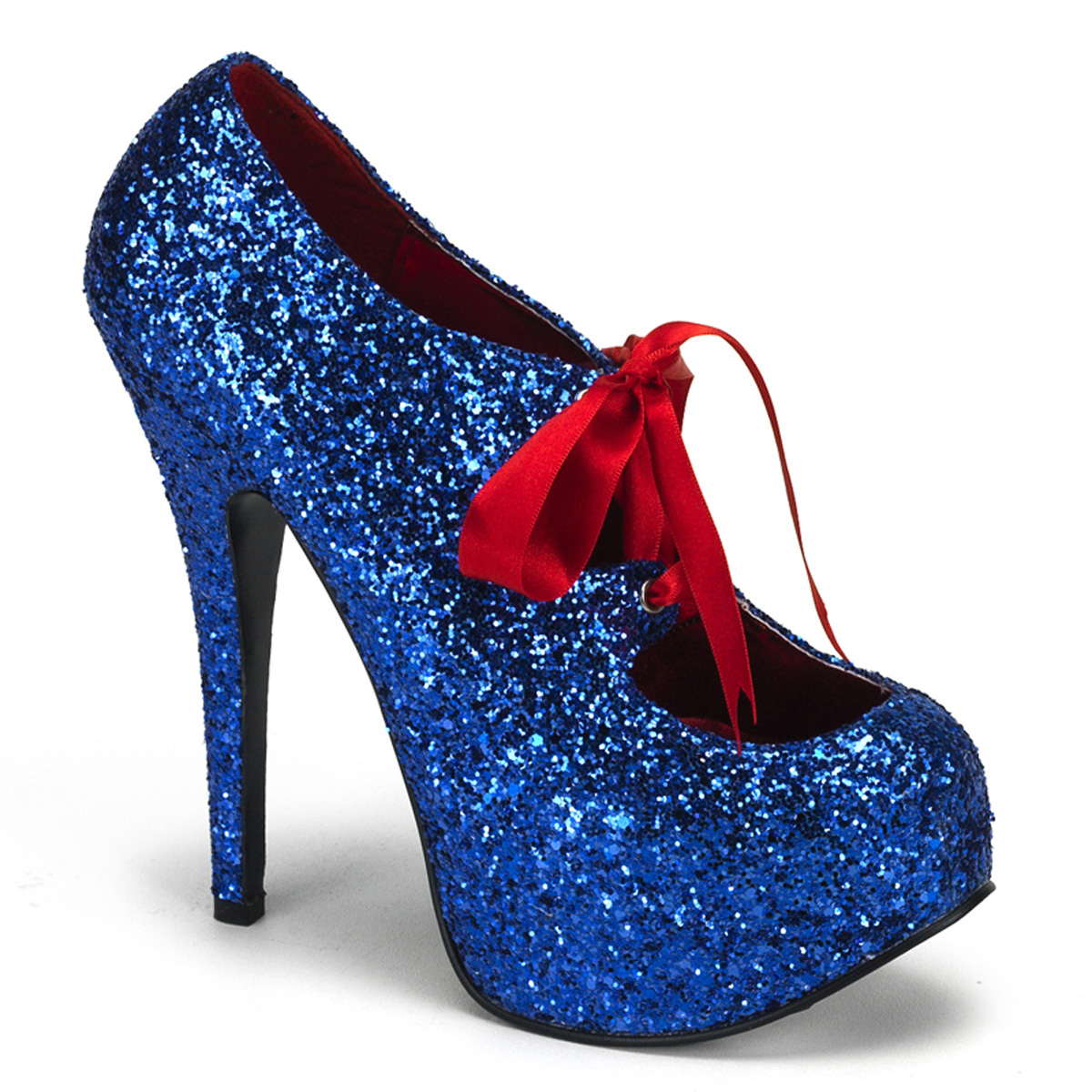 BORDELLO Teeze-10G Burlesque Blue Glitter Platforms High Heels at Sears.com