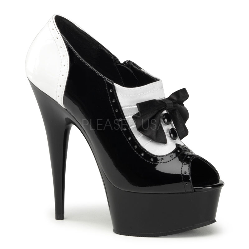 PLEASER Tuxedo-01 Stilettos Tuxedo Style Costume Oxford Heels at Sears.com
