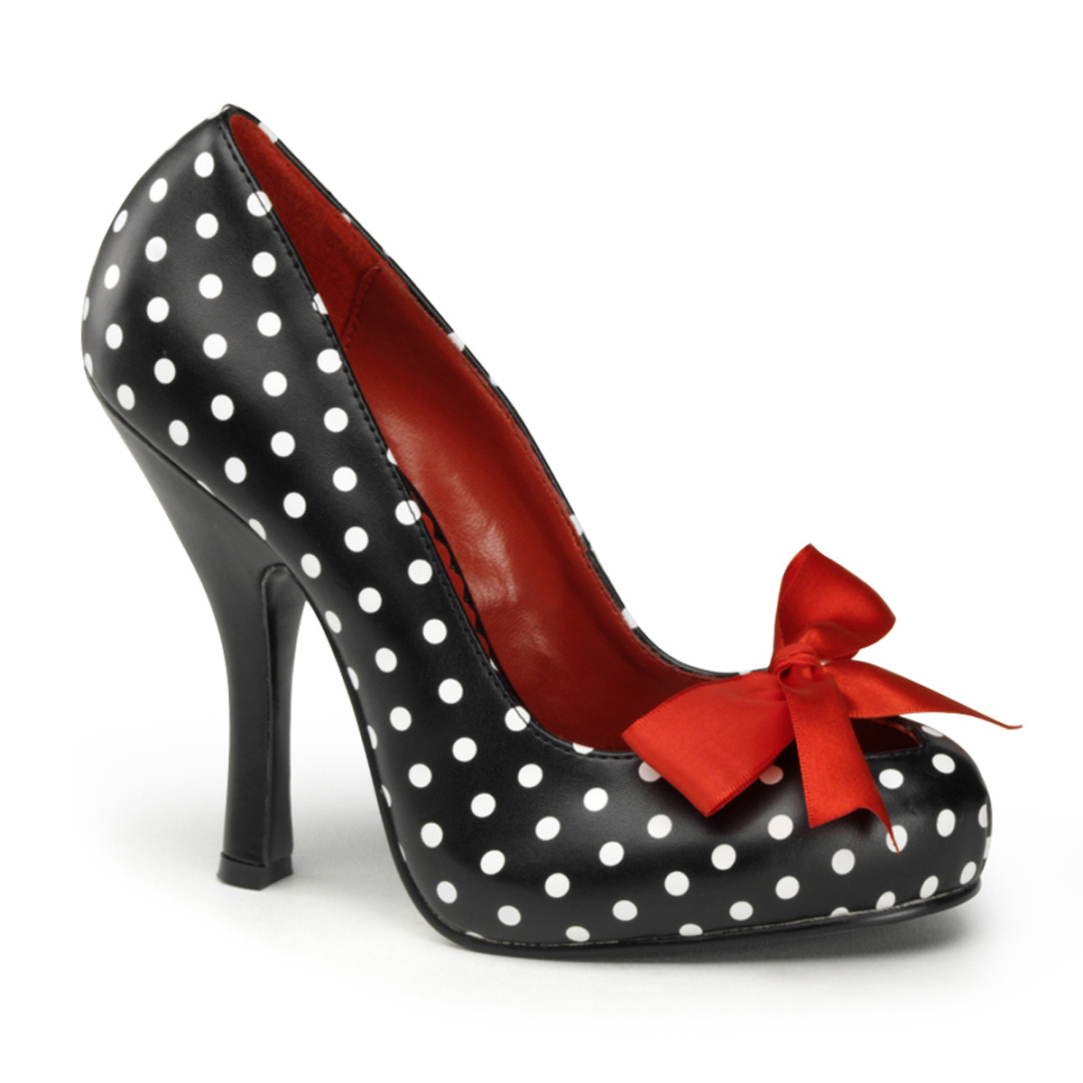 Cutiepie-06 Sexy Polka Dot High Heels Rockabilly Style Platform Retro