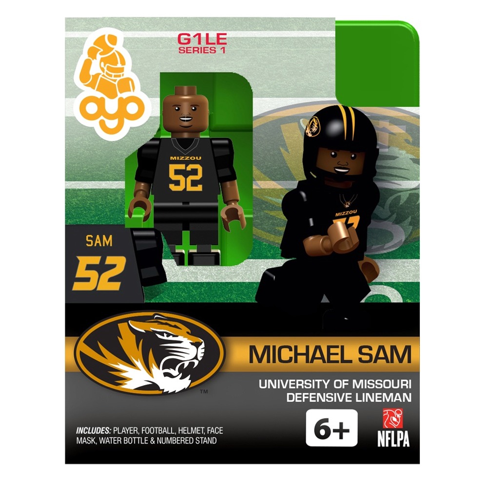 UPC 888914000107 product image for Michael Sam NCAA University of Missouri OYO G1S1 Minifigure | upcitemdb.com