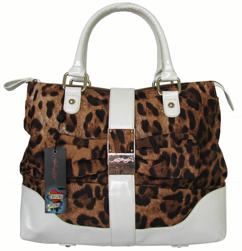Ed Hardy 'Paula' Leopard Print Purse/Tote at Sears.com