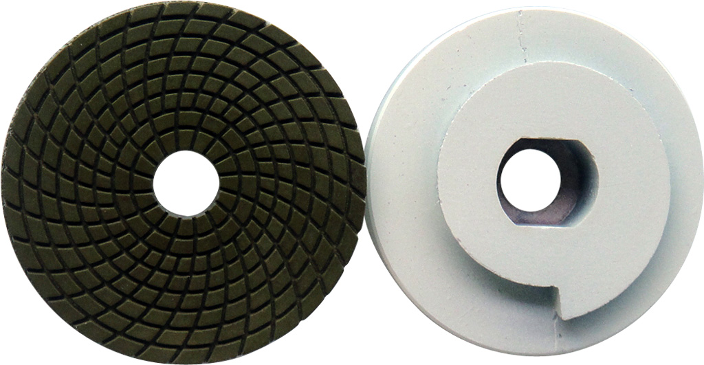 DAMO 4" Diamond Snail Lock Polishing Pads Grit 100 for Granite / Marble / Concrete at Sears.com