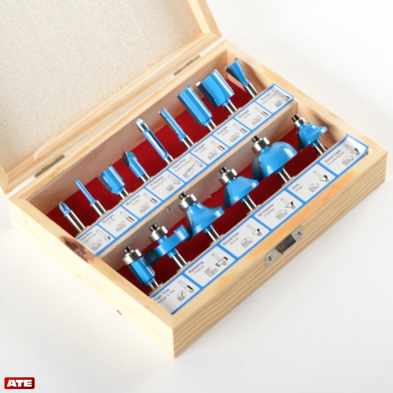 ATE Pro. USA 15 Pcs Router Bit Set at Sears.com