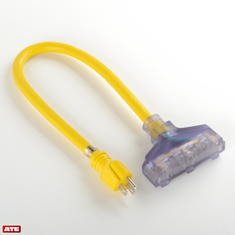 ATE Pro. USA 12/3 Gauge X 2Ft Tri Tap Extension Cord at Sears.com