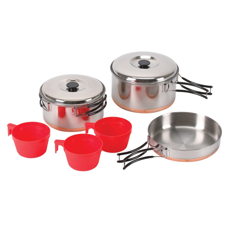 EZ Three Person Stainless Cook Set