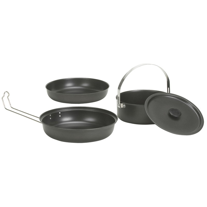 EZ Black Granite Steel Mess Kit
