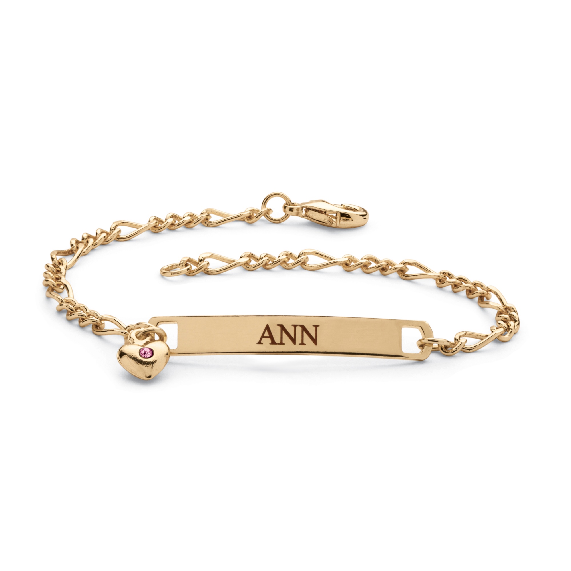 PalmBeach Jewelry Bracelet, BIRTHSTONE PERSONALIZED, Goldtone at Sears.com