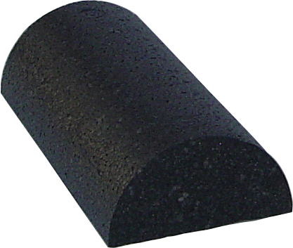 Black Roller Black/Coal High Density Foam Rollers - 6 in. x 12 in. Half Round (Semi-Circle) D-Shaped # 100612HR at Sears.com