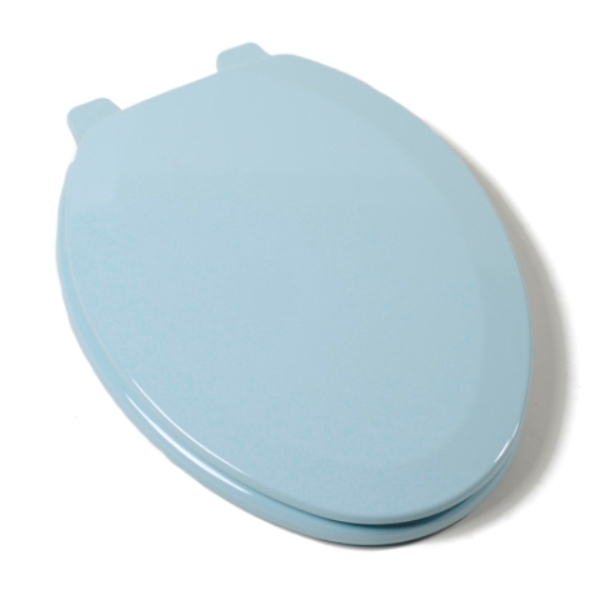 Comfort Seats C1B4E2-40 Wood Elongated Toilet Seat Dresden Blue Comfort Seats C1B4E2-40 Wood Elongated Toilet Seat Dresden Blue