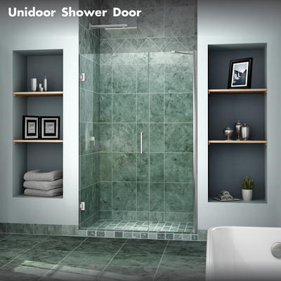DreamLine SHDR-20427210-04 UNIDOOR Frameless 42-43 inch Adjustable Shower Door DreamLine SHDR-20427210-04 UNIDOOR Frameless 42-43 inch Adjustable Shower Door