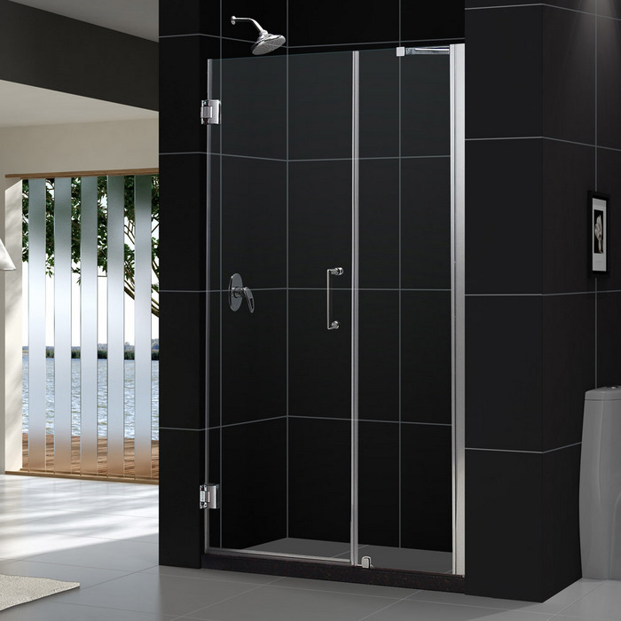 DreamLine SHDR-20497210-01 UNIDOOR Frameless 49-50 inch Adjustable Shower Door DreamLine SHDR-20497210-01 UNIDOOR Frameless 49-50 inch Adjustable Shower Door