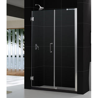 DreamLine SHDR-20547210C-04 UNIDOOR Frameless 54-55 inch Adjustable Shower Door DreamLine SHDR-20547210C-04 UNIDOOR Frameless 54-55 inch Adjustable Shower Door