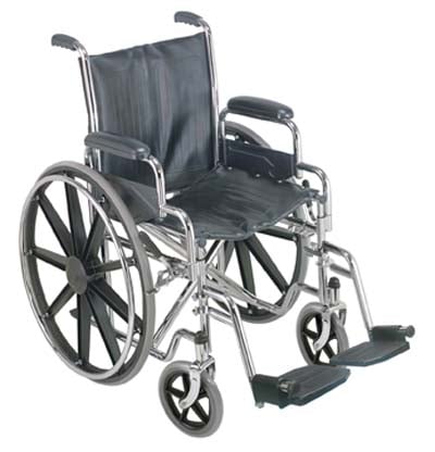 Mabis 503-0664-0200 18 Inch Wheelchair With Removable Desk Arms