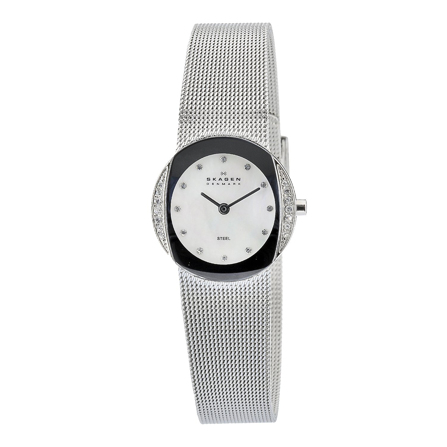 Skagen Women's 689SSS Quartz Mother-Of-Pearl Dial Stainless Steel Watch at Sears.com