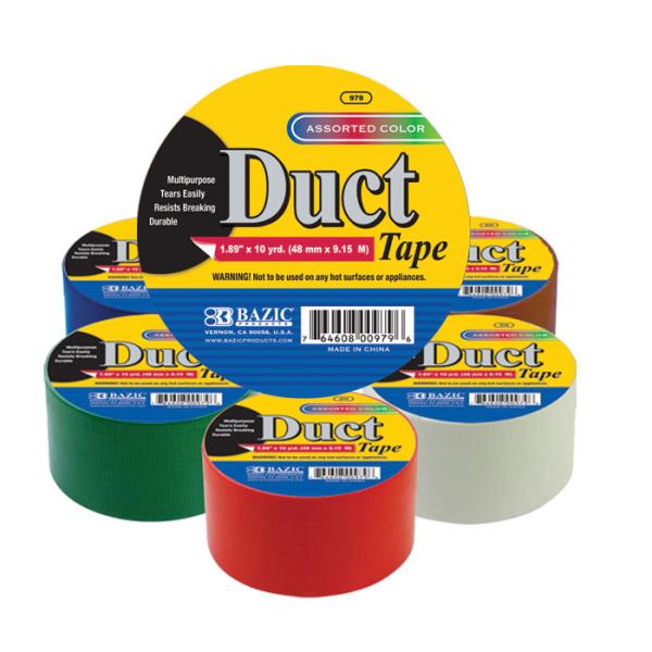 Ddi BAZIC 1.89" X 10 Yard Assorted Colored Duct Tape(Pack of 36) at Sears.com