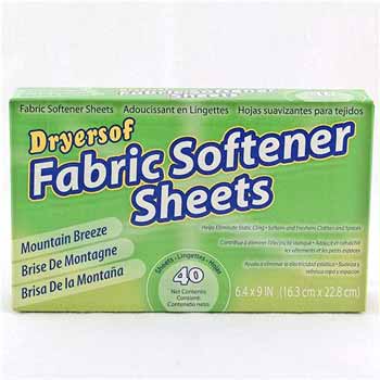 Ddi Dryer Fabric Softner Sheets - Mountain Breeze(Pack of 24) at Sears.com