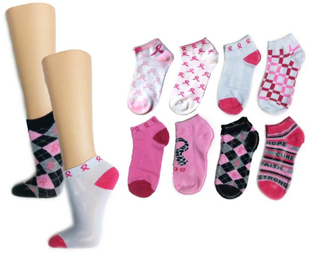 Ddi Women's Breast Cancer Awareness Low Cut Socks(Pack of 120) at Sears.com