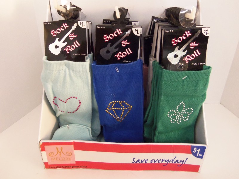 Ddi Ladies Studded PED Socks in Display(Pack of 72) at Sears.com
