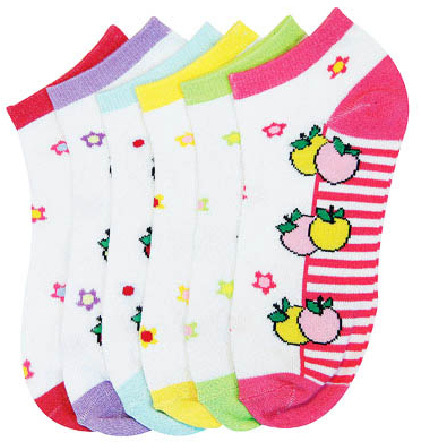 Ddi Ladies Ankle Socks-Apple Design-9-11(Pack of 120) at Sears.com