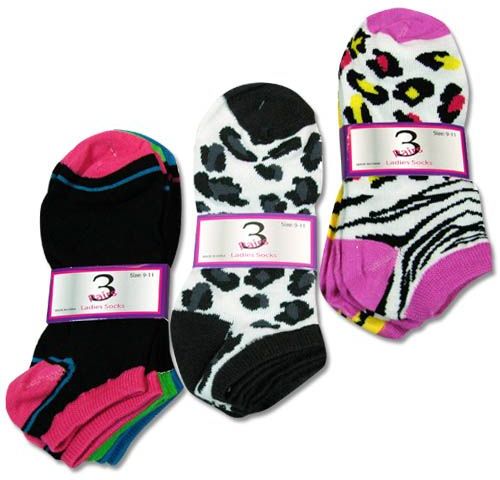 Ddi Fashion Socks Size 9-11 Ladies 3Pk Printed Wrap(Pack of 120) at Sears.com