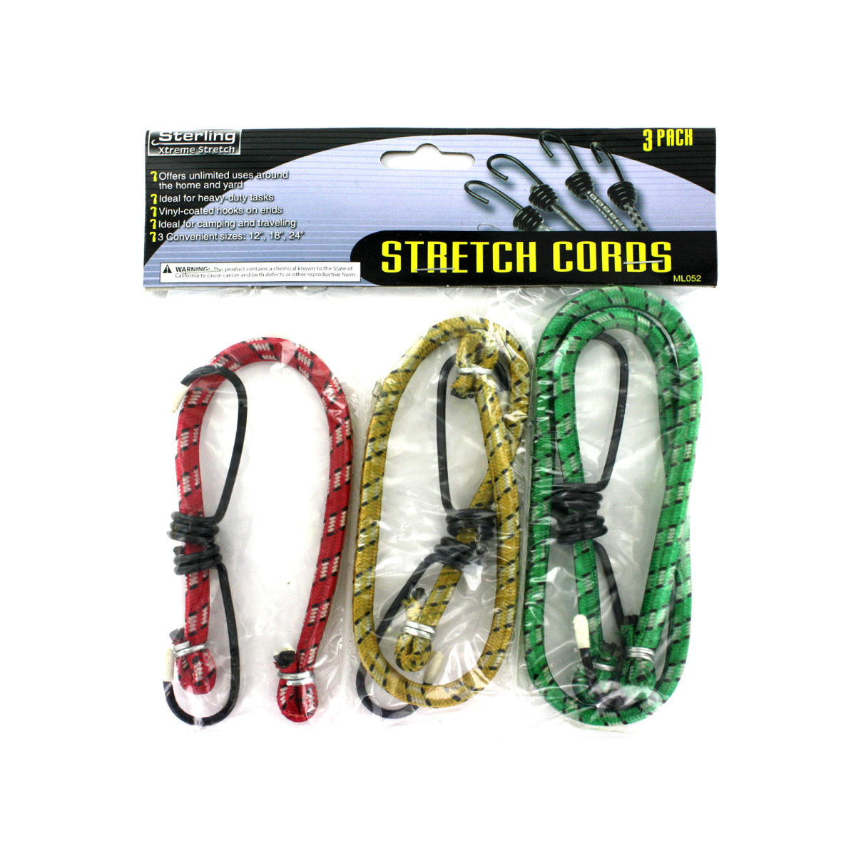 Sterling 3 Piece Deluxe Stretch Cords(Pack of 24) at Sears.com