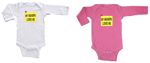 Ddi My Grandpa Loves Me'' Long Sleeve Baby Creepers(Pack of 36) at Sears.com