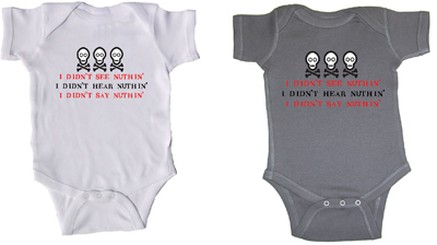 Ddi Short Sleeve Baby Creepers-''Didn't See/Hear/Say''(Pack of 36) at Sears.com