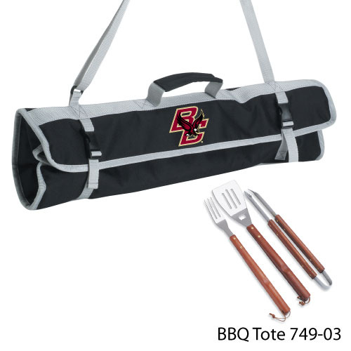 Boston College 3 Piece Bbq Tote(pack Of 8)