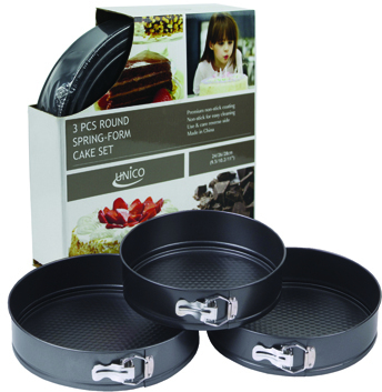 DDI 3 Piece Round Springform Pan Set(Pack of 12)